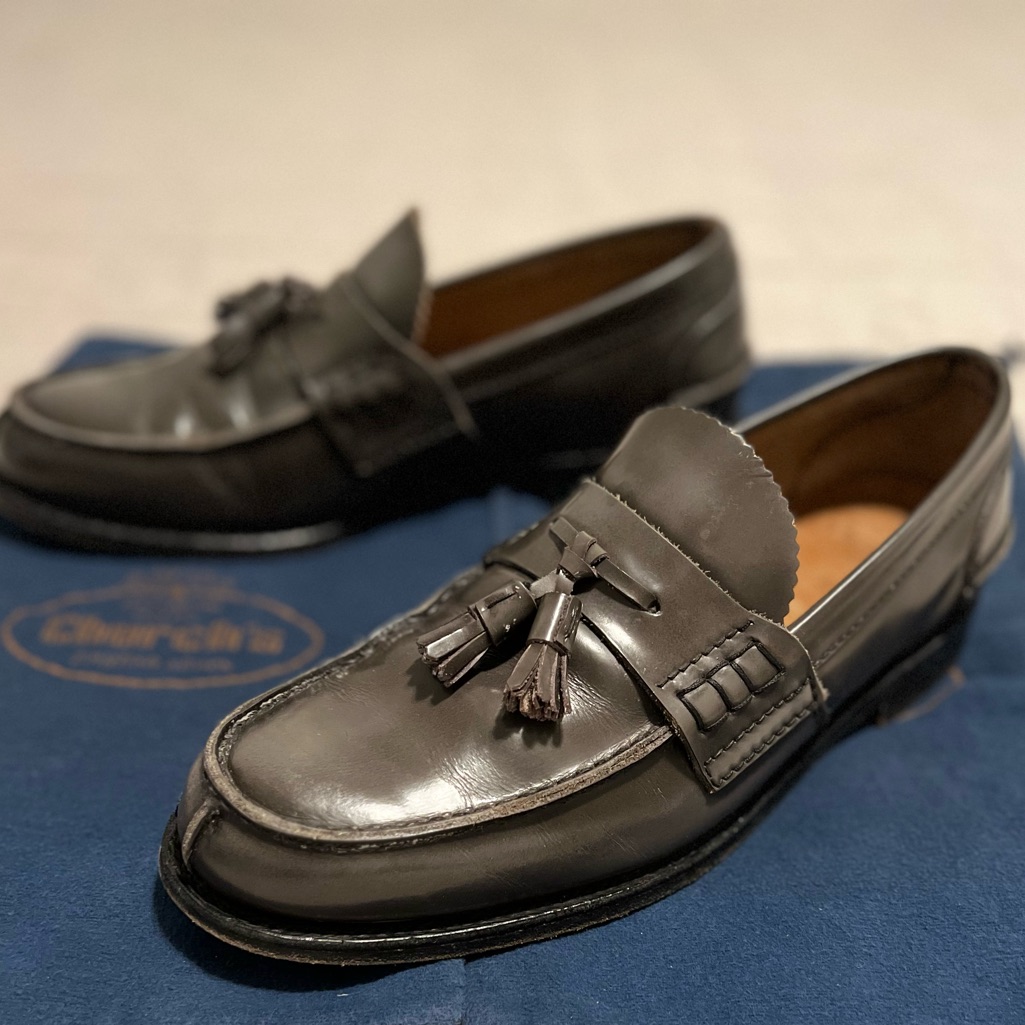 Church’s Tiverton Fum Loafers Gray | Men’s Size 8